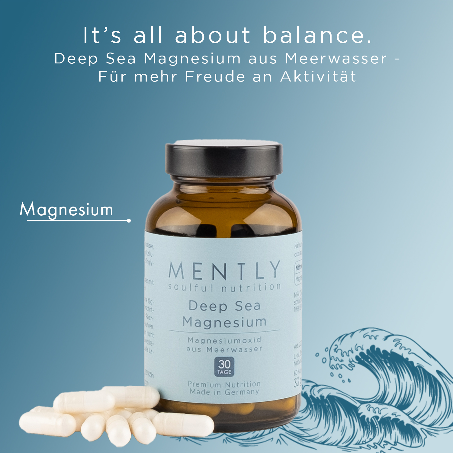Mently Icon Nahrungsergänzungsmittel Deep Sea Magnesium